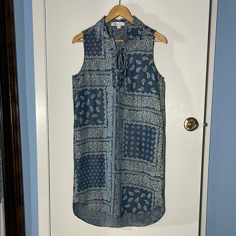 Cristina B Bandana Print Dress size Small